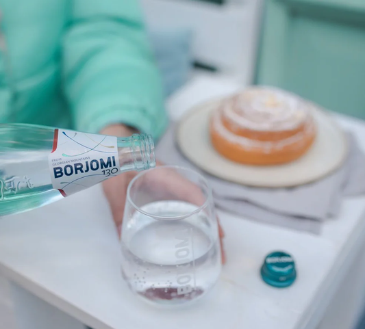 Borjomi Naturally Sparkling Bottled Mineral Water