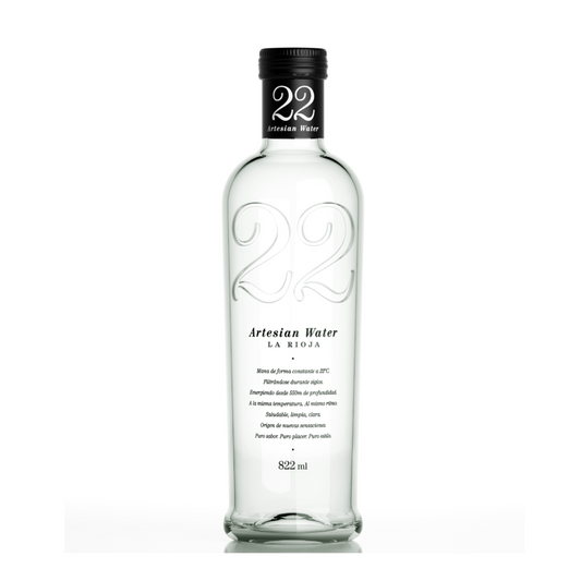 22 Artesian natural mineral bottled water - 822ml
