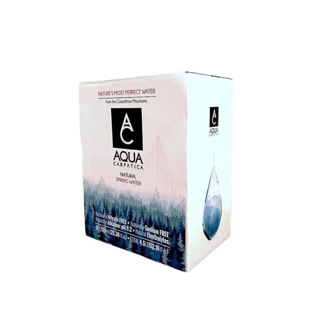 Aqua Carpatica Natural Spring Bottled Water Case