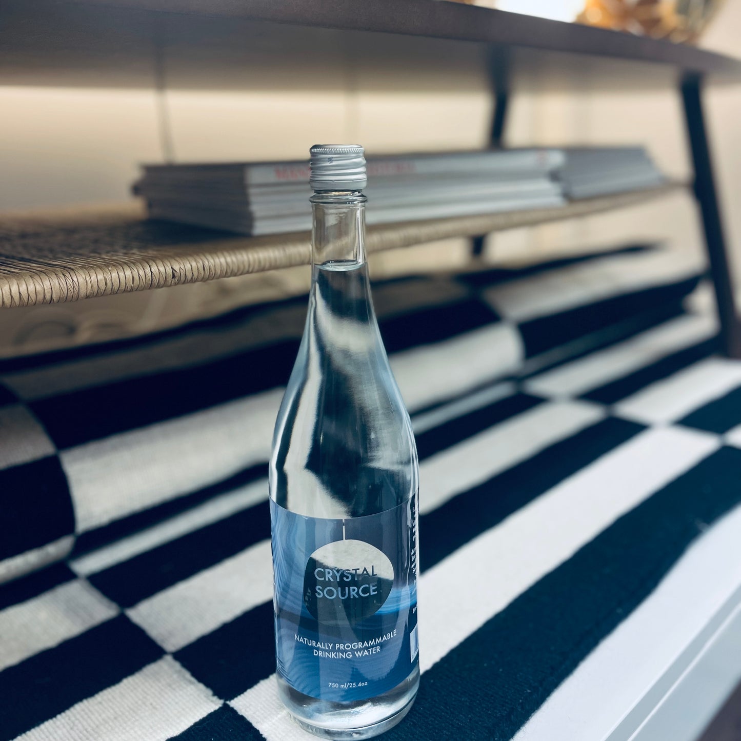 Aquene Springs Crystal Source Naturally Silica Rich Bottled Water Mindful Living