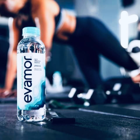 Evamor Natural Alkaline Artesian Bottled Water Fitness and Wellness