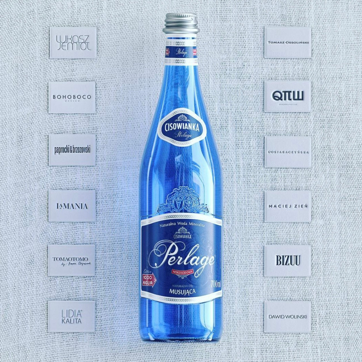Perlage Sparkling Natural Mineral Water Carbonated Bottled Water