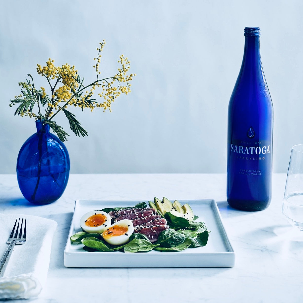 Saratoga Sparkling Carbonated Spring Water Carbonated Bottled Water