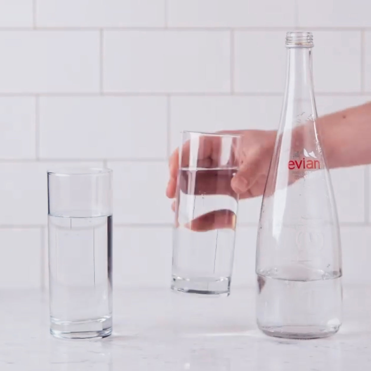 evian Natural Spring Bottled Water Drinking Enough Water