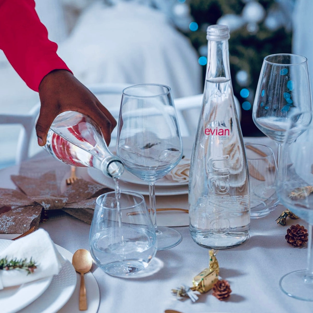 evian Natural Spring Bottled Water Healthy Hydration