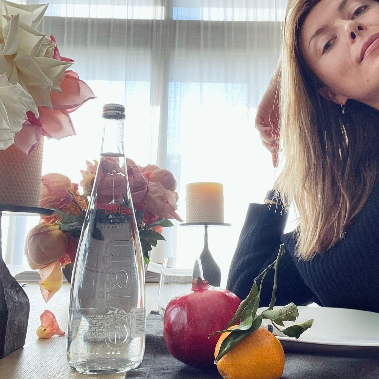 evian Natural Spring Bottled Water Promotes Overall Vitality