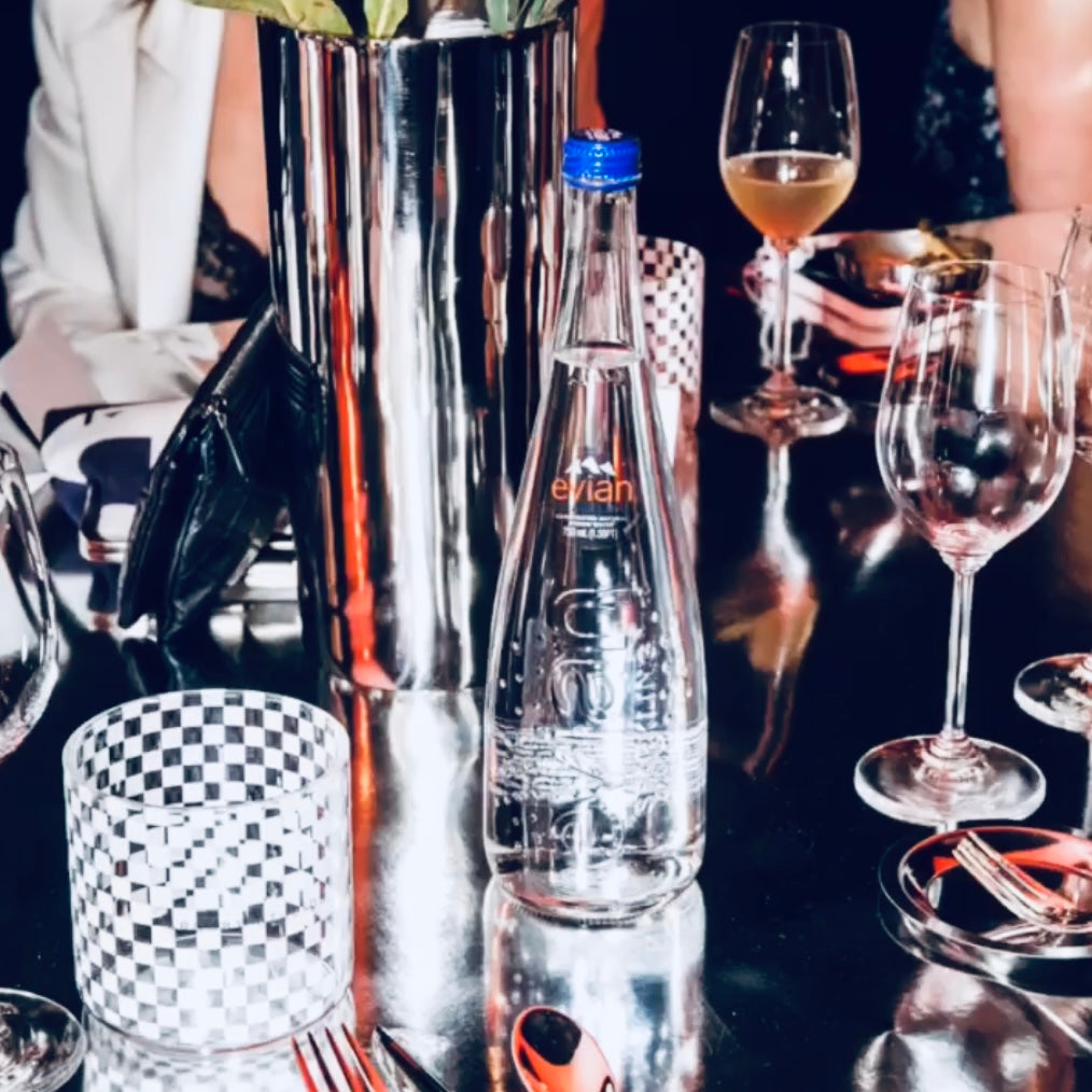 evian Natural Spring Sparkling Bottled Water Lifestyle