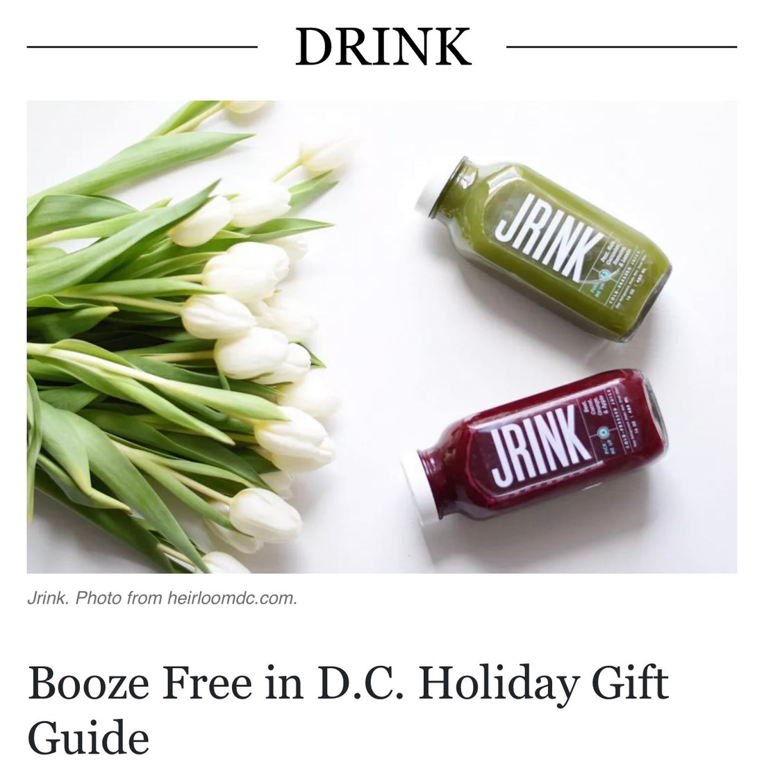 Booze Free in D.C. Holiday Gift Guide
