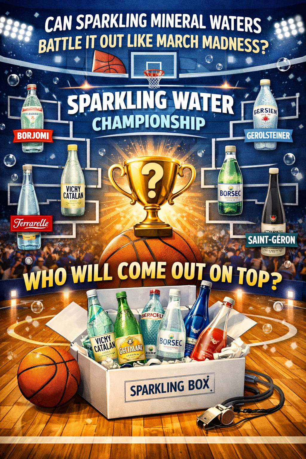 Issue #347 Can Sparkling Mineral Waters Battle It Out Like March Madness?