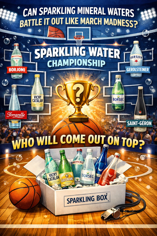 Issue #347 Can Sparkling Mineral Waters Battle It Out Like March Madness?