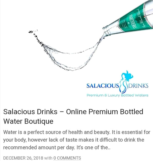 Salacious Drinks - Online Bottled Water Boutique