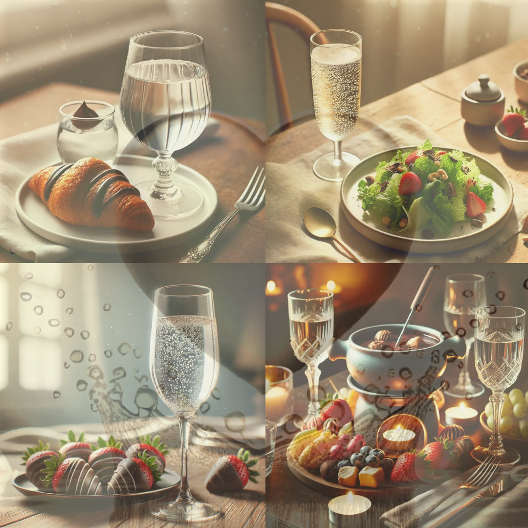 Issue #175 Sweet & Sparkling: The Ultimate Valentine's Day Chocolate and Water Pairing Guide