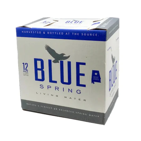  Blue Spring Living Bottled Water!