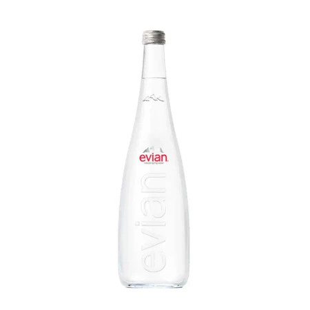 Evian Natural Spring Bottled Water