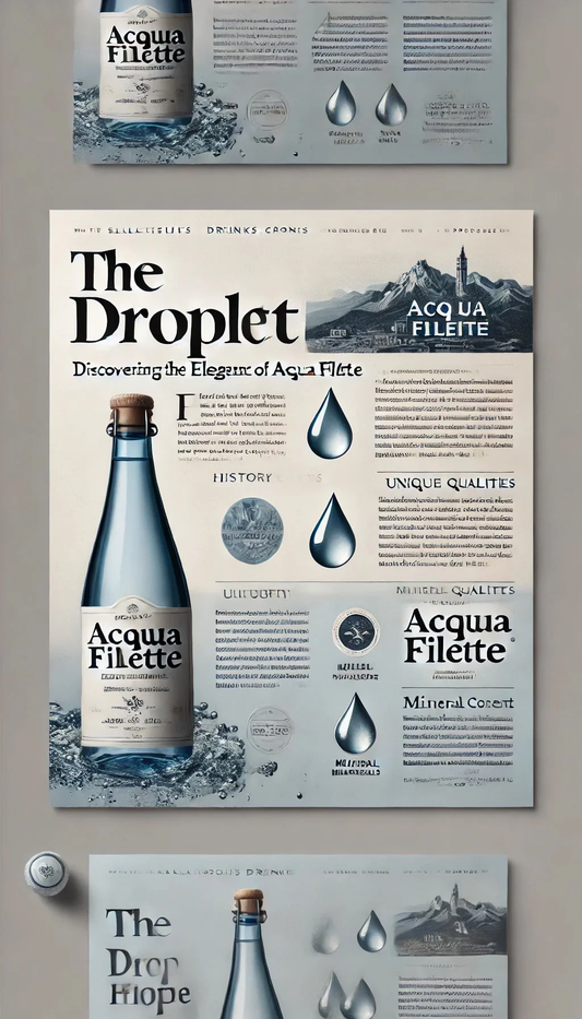 Elegance of Filette Italian Mineral Bottled Water