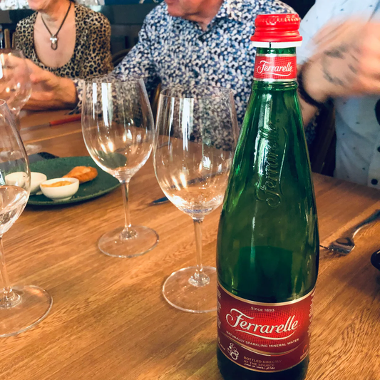Ferrarelle Naturally Sparkling Italian Mineral Bottled Water
