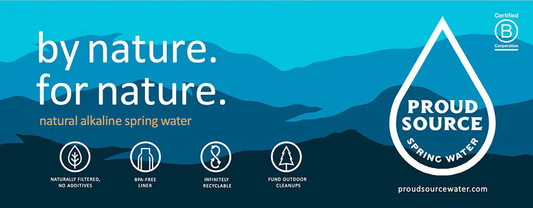  Proud Source Recyclable Bottled Water!
