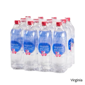 Virginia Artesian Bottled Water.