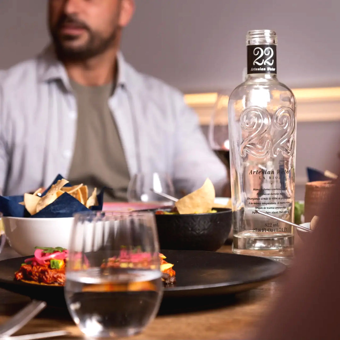 22 Artesian mineral bottled water to help digestion
