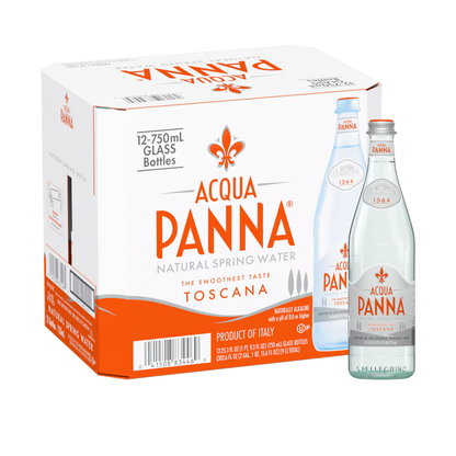 Acqua Panna Natural Mineral Spring Water 750ml Case