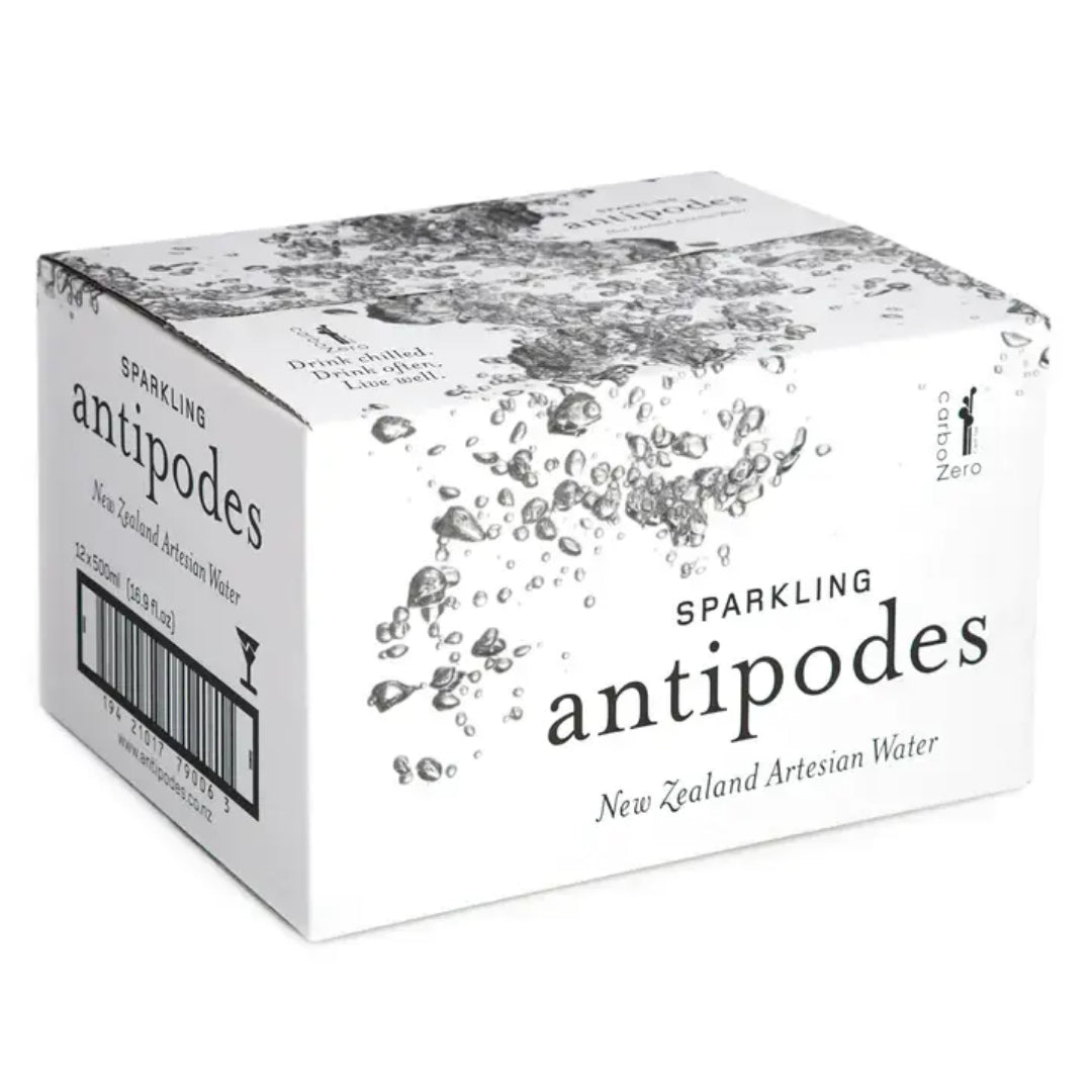 Antipodes Pure Artesian Sparkling Water 500ml Case
