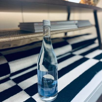 Aquene Springs Crystal Source Naturally Silica Rich Bottled Water Mindful Living