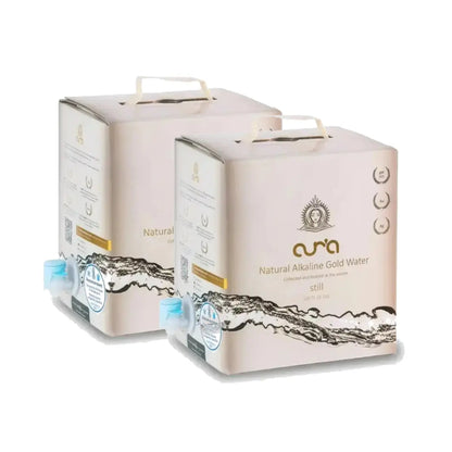Aur'a Natural Alkaline Gold Spring Water In A Box Special