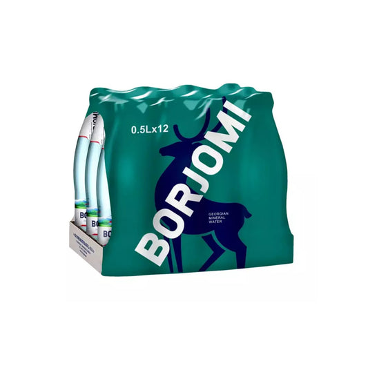 Borjomi Naturally Sparkling High Mineral Water 500ml Case