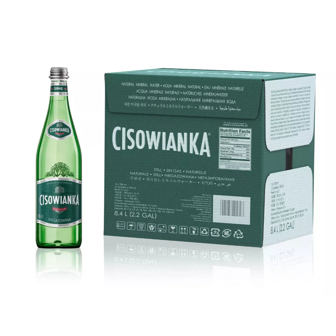 Cisowianka Poland Spring Natural Still Bottled Water Case