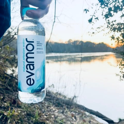 Evamor Natural Alkaline Artesian Bottled Water Balanced Lifestyle