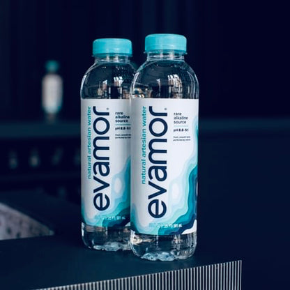 Evamor Natural Alkaline Artesian Bottled Water Brand