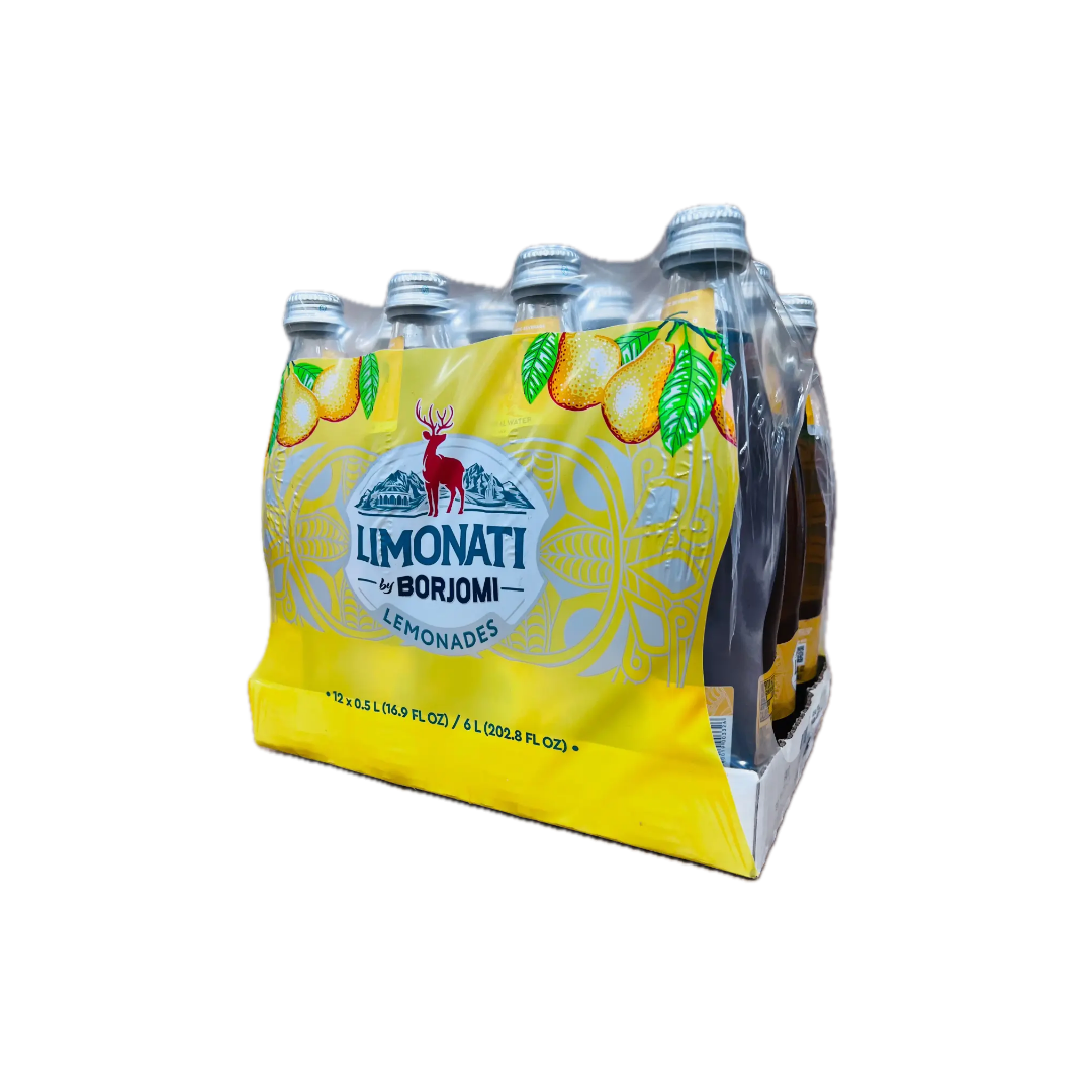 Limonati Borjomi Pear Sparkling Lemonade 500ml - 12