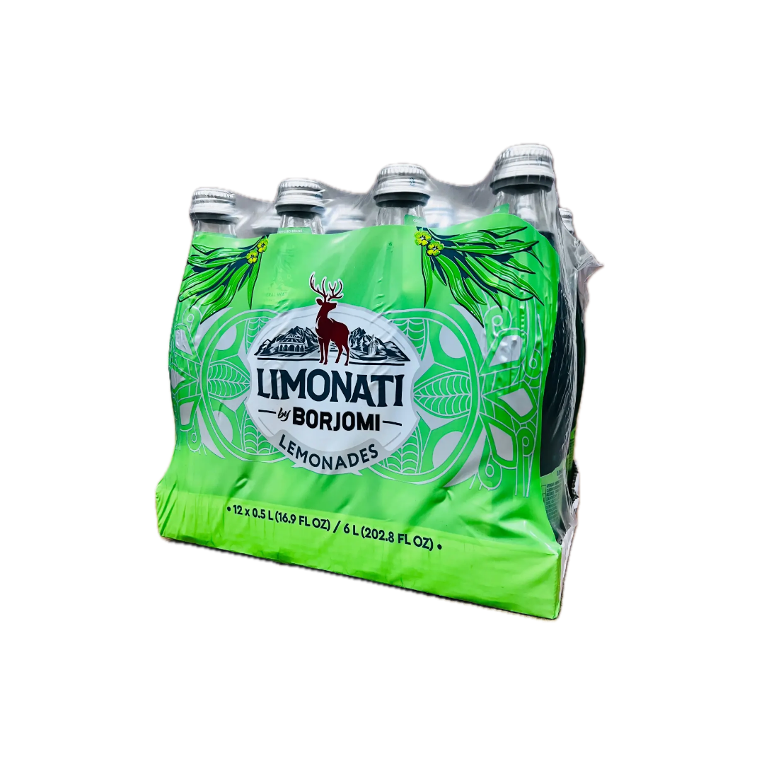 Limonati Borjomi Tarkhun Sparkling Lemonade 500ml - 12