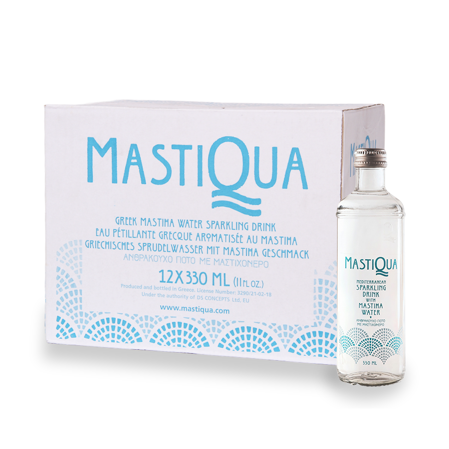 MASTIQUA GREEK SPARKLING MASTIHA WATER CASE