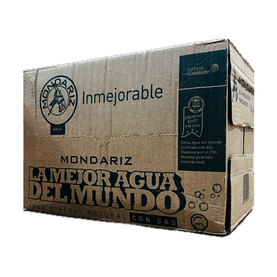 Mondariz Water Mineral Natural Sparkling Case 750ml