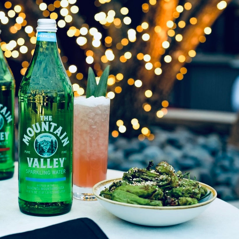 Mountain Valley Premium Sparkling Bottled Water 1 L Health