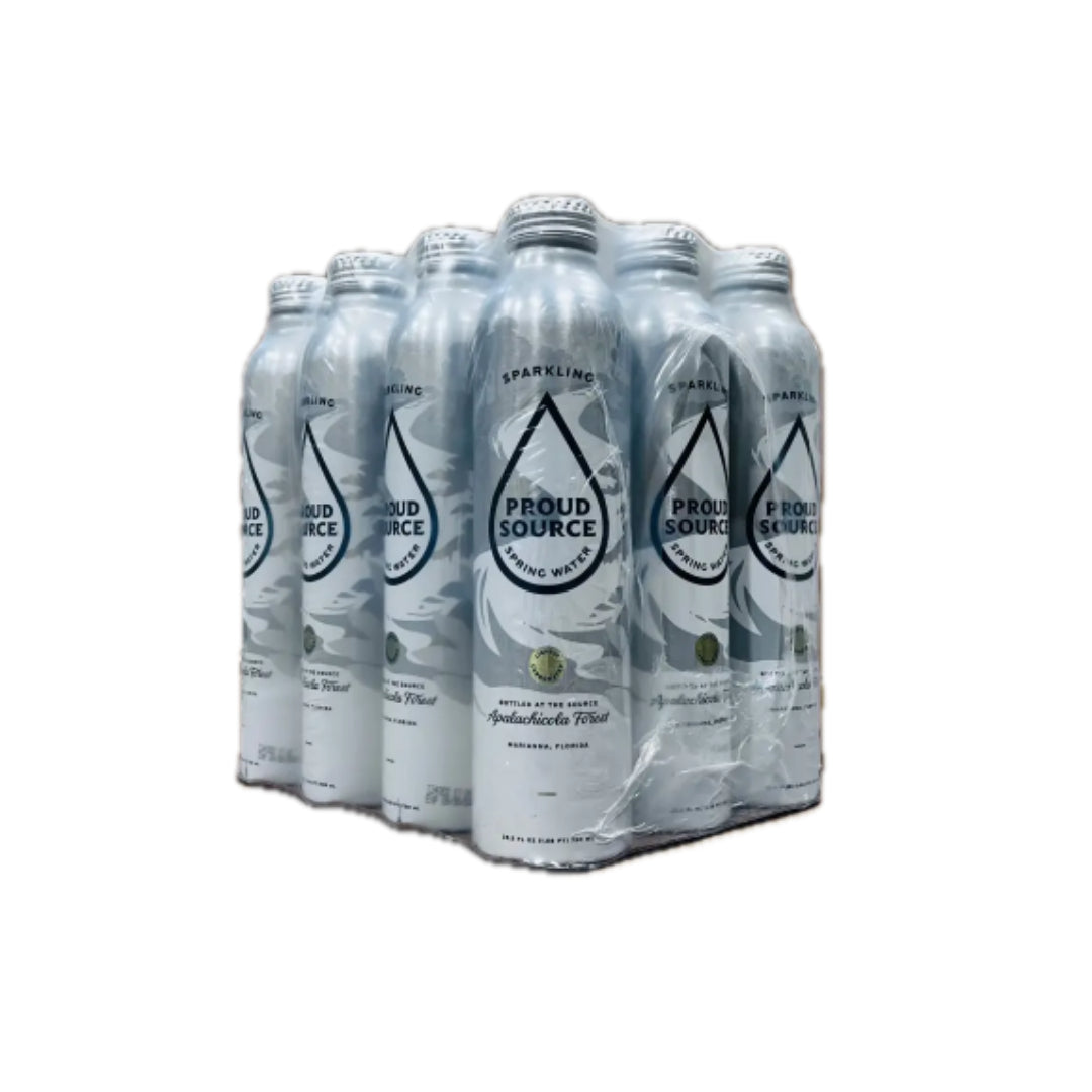 Proud Source Spring Water Sparkling 12 Pack - 25oz