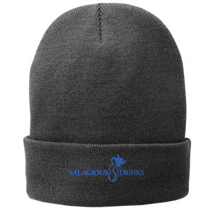 Salacious Drinks Logo Athletic Oxford Beanie