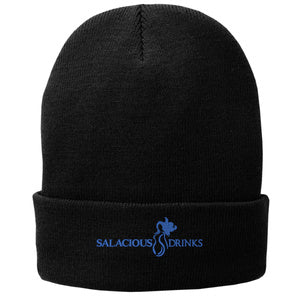 Salacious Drinks Logo Black Beanie