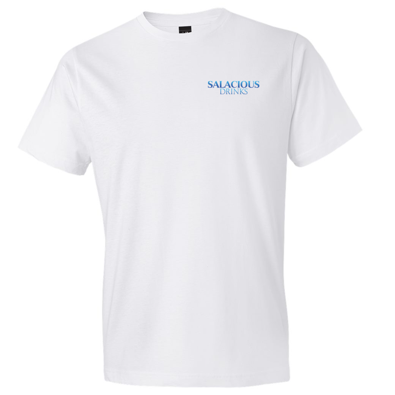 Salacious Drinks - Bold Salacious White Tee - Front