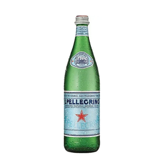 San Pellegrino Italian Sparkling Natural Mineral Water Glass 750 ml