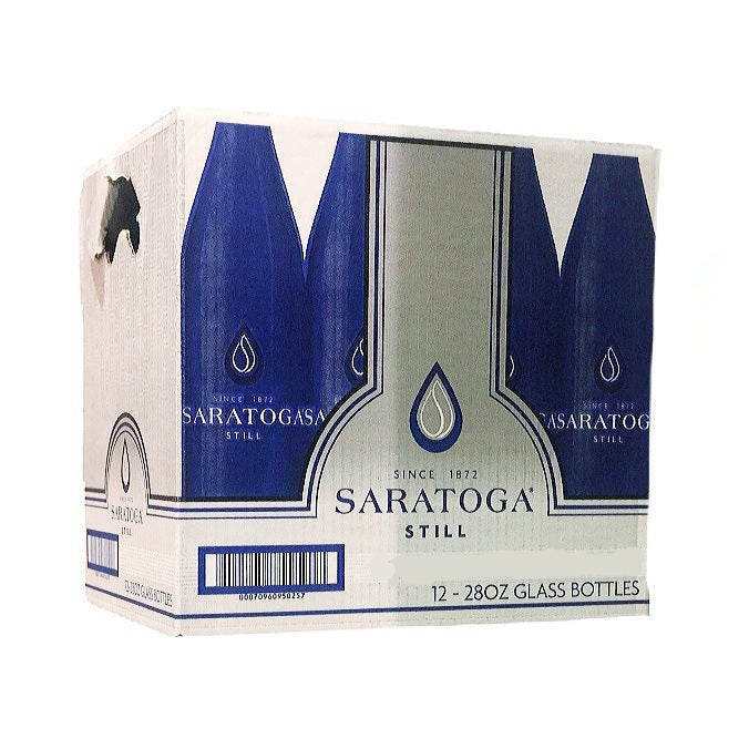 Saratoga Natural Spring Water 28oz Case