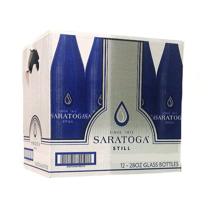 Saratoga Natural Spring Water 28oz Case