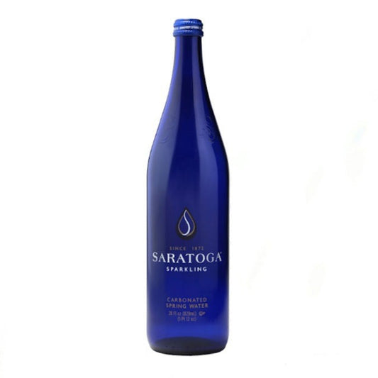 Saratoga Sparkling Carbonated Spring Water 28 oz