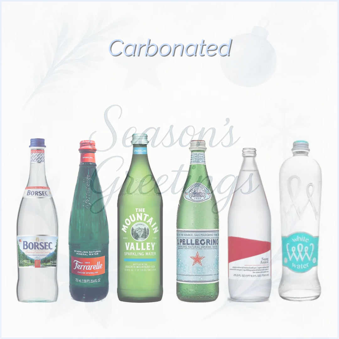 Sparkling Mineral Bottled Waters - Holiday Season