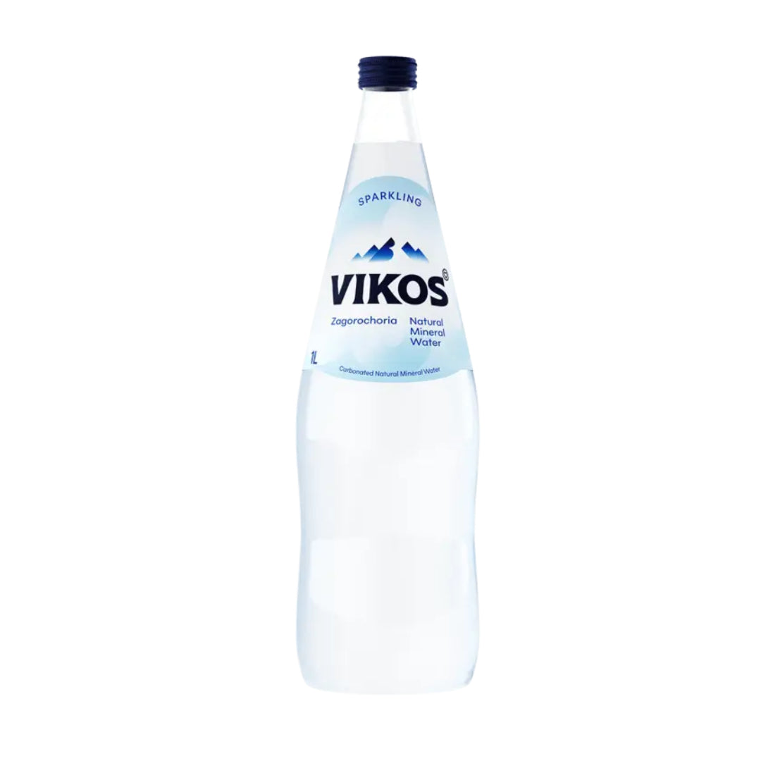 Vikos Sparkling Natural Mineral Water 1 Liter