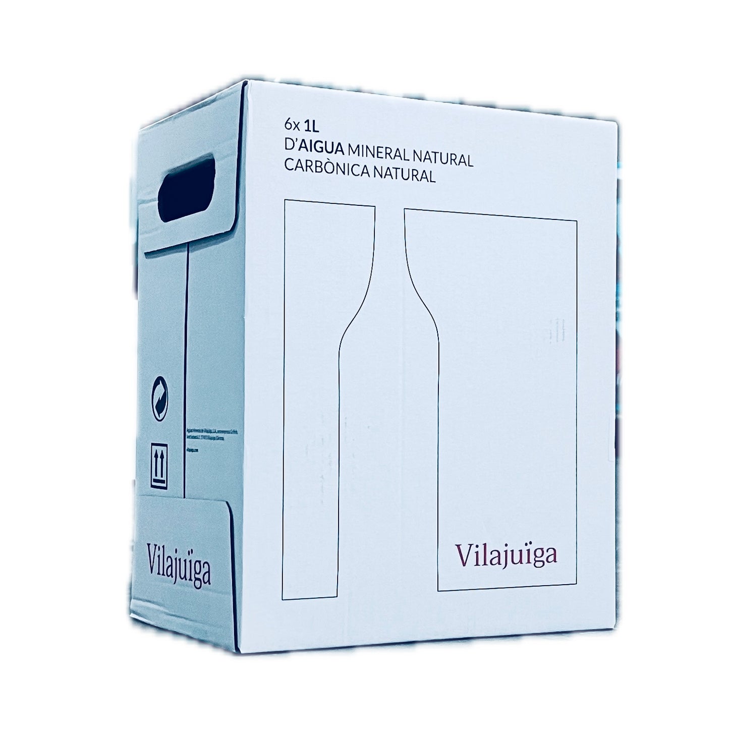 Vilajuiga Added Carbonation Mineral Water 1 Liter Case