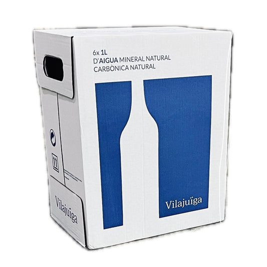 Vilajuiga Naturally Carbonated Mineral Water 1 Liter Case