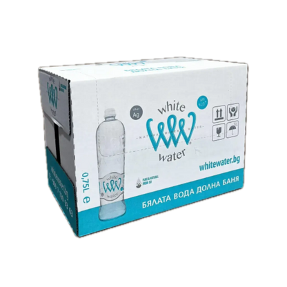 White Water Natural Mineral Water 750ml - Case 12