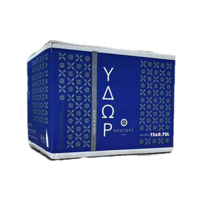 Ydor Greek Natural Mineral Bottled Water Case - 750ml
